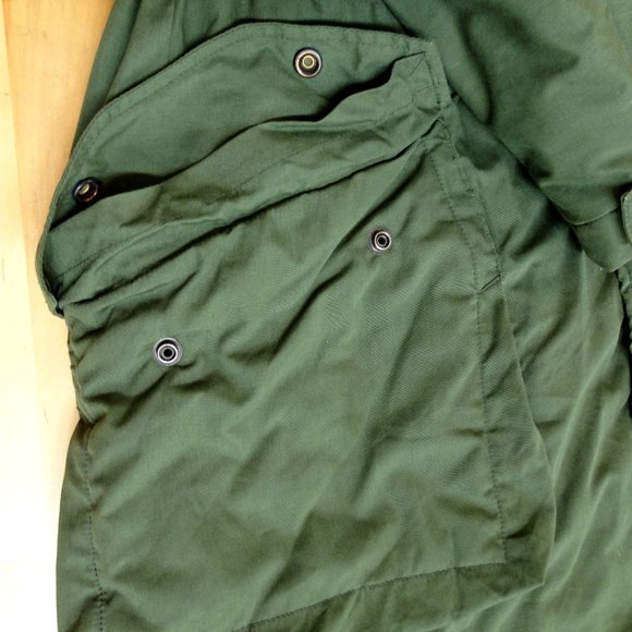 Genuine Swedish Army Insulated Thermal M90 Jacket Green Cold Weather Large - Picture 6 of 12